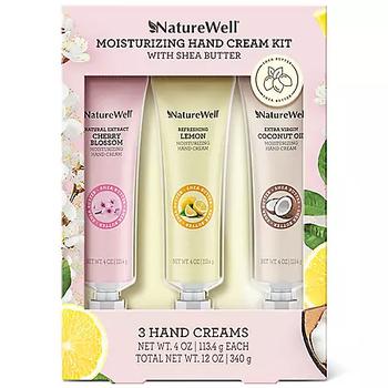 推荐NatureWell Moisturizing Hand Cream Kit (4 oz., 3 pk.)商品
