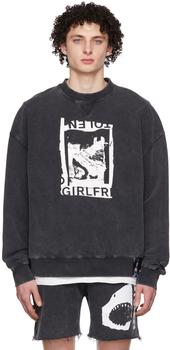 巴伯尔图片, Stolen Girlfriends Club | Grey Universal Studios Pictures Hunter Sweatshirt商品图片 额外8.5折, 额外八五折