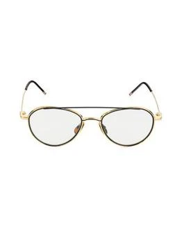 Thom Browne | 53MM Round Aviator Eyeglasses 4.3折