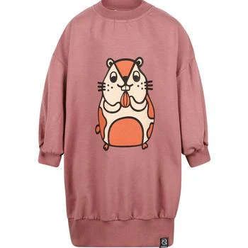 推荐Hamster print sweatshirt dress in pink商品