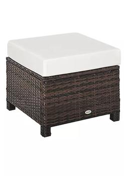 商品Outsunny | Large 42" Tufted Linen Fabric Upholstery Storage Ottoman Bench with lift top for Living Room Entryway or Bedroom Grey Lattice,商家Belk,价格¥862图片