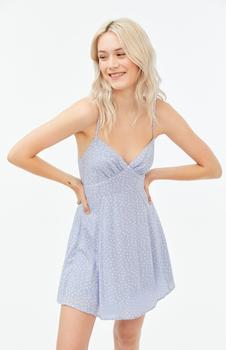 推荐Printed Bodice Mini Dress商品