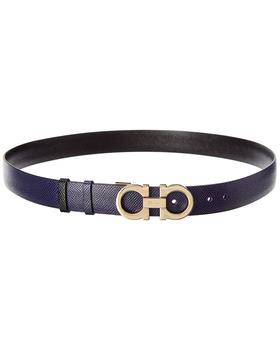 更多菲拉格慕皮带, Salvatore Ferragamo | Salvatore Ferragamo Gancini Reversible & Adjustable Leather Belt商品图片 8.6折