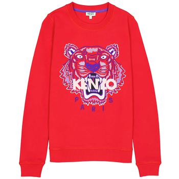 Kenzo | Kenzo Icon Sweatshirt With Tiger Embroidery In Red, Brand Size Medium商品图片,4折