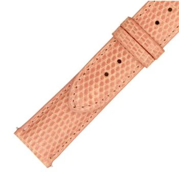 Hadley Roma | 21 MM Shiny Pink Lizard Leather Strap,商家Jomashop,价格¥261