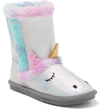 商品Harper Canyon | Kids' Everly Faux Fur Lined Unicorn Boot,商家Nordstrom Rack,价格¥196图片