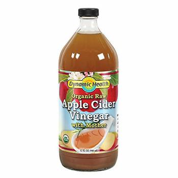 商品Dynamic Health Organic Apple Cider Vinegar with Mother, 32 Oz图片
