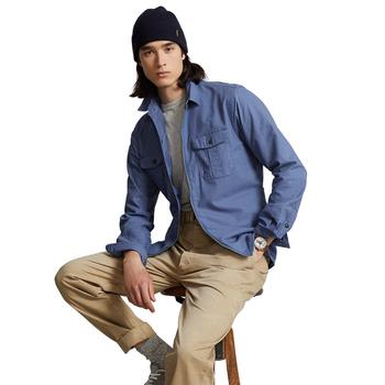 商品Ralph Lauren | Men's Garment-Dyed Oxford Overshirt,商家Macy's,价格¥338图片