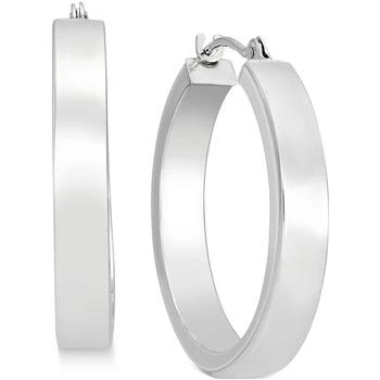 Macy's | Bold Hoop Earrings in 10k White Gold,商家Macy's,价格¥983