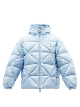 Prada | Hooded quilted down Re-Nylon jacket商品图片,