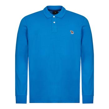 Paul Smith | Paul Smith Long Sleeve Polo Shirt - Blue商品图片,6.9折