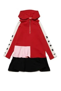 Marni | Marni Kids Logo Printed Colour-Blocked Dress 6.2折