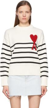 美国ami毛衣, AMI | Off-White Ami De Cœur Sweater商品图片 5.5折
