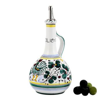 商品Orvieto Green Rooster: Olive Oil Bottle Dispenser Deluxe图片