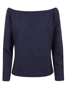 拉夫劳伦衬衫真假, Ralph Lauren | Ralph Lauren Off-The-Shoulder Long Sleeved Top商品图片 5.7折