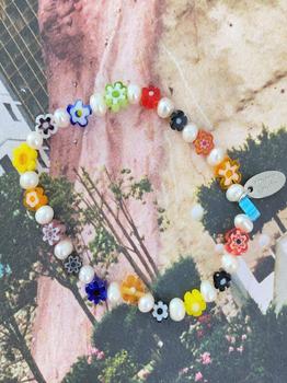 商品MORE JUDE | Multi Flower Pearl Bracelet,商家W Concept,价格¥391图片