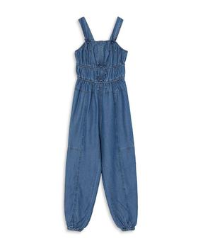 商品Habitual | Girls' Gathered Sleeveless Jumpsuit - Big Kid,商家Bloomingdale's,价格¥237图片
