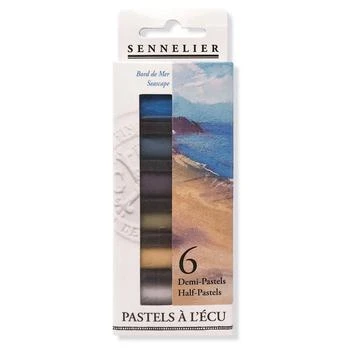 Sennelier | Extra Soft Seaside Half Pastel 6 Piece Stick Set, 5.91" x 1.25",商家Macy's,价格¥157