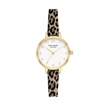 kate spade new york, Kate Spade | kate spade new york women's metro three-hand, gold-tone alloy watch商品图片 5折