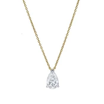 LuvMyJewelry | Pear Perfection 14K Gold Lab Grown Diamond Necklace - 0.75 ct,商家Premium Outlets,价格¥6019