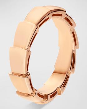 商品BVLGARI | Serpenti Viper Wedding Band Ring in 18k Rose Gold, EU 49 / US 4.75,商家Neiman Marcus,价格¥12948图片
