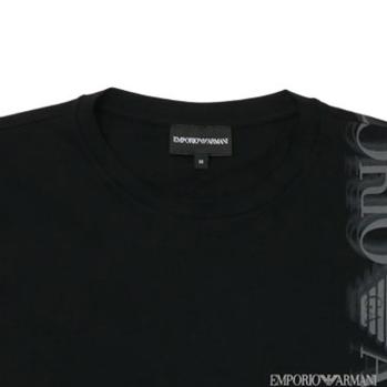 Emporio Armani | EMPORIO ARMANI 男士浅黑色长袖T恤P1T22J-P1Q4J-999商品图片,独家减免邮费