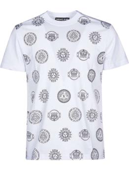 Versace | VERSACE JEANS 男士T恤白色 72GAH6S4-JS047-003商品图片,满$100享9.5折, 满折