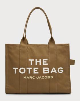 【関税&送料込】Marc Jacobs Beige Canvas The Tote Shopping B Marc Jacobs The Medium Tote Bag Beige in Cotton Canvas with