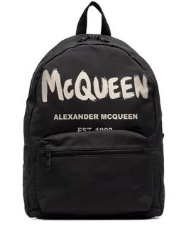 Alexander McQueen | METROPOLITAN LOGO DETAIL BACKPACK,商家Boutiques Premium,价格¥6392