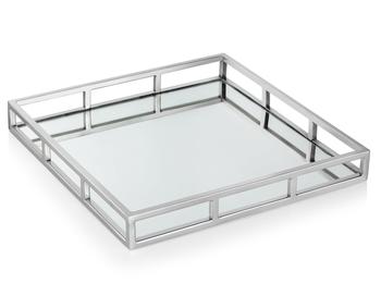 商品Classic Touch Decor | Large Square Mirror Tray,商家Premium Outlets,价格¥847图片