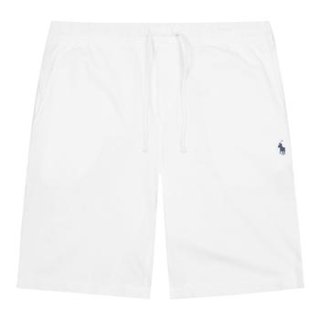 拉夫劳伦短裤图片, Ralph Lauren | Ralph Lauren Sweat Shorts - White商品图片 6.9折