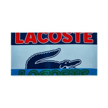 Lacoste Home | Cropped Croc Logo Cotton Beach Towel,商家Macy's,价格¥298