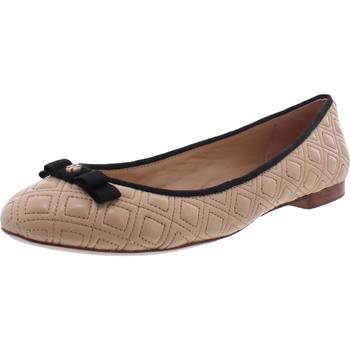 推荐Tory Burch Womens Marion Quilted Leather Ballet Flats商品