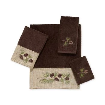 Avanti | Pine Branch Embroidered Cotton Bath Towel, 27" x 50",商家Macy's,价格¥142