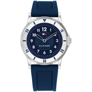 Tommy Hilfiger | Kids Quartz Blue Silicone Watch 34mm,商家Macy's,价格¥479