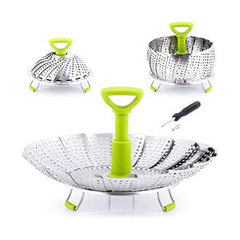 商品Adjustable Vegetable Steamer Basket图片