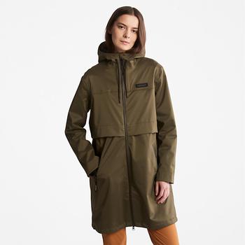 添柏岚外套, Timberland | Waterproof Mid-length Parka for Women in Dark Green商品图片 5折