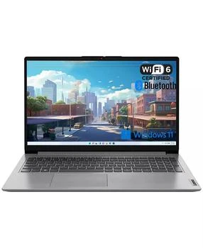 Lenovo | IdeaPad 1i 15.6" Laptop Intel Celeron N4500 4GB RAM 128GB eMMC Windows 11 Home FHD Display - Gray,商家Macy's,价格¥2013