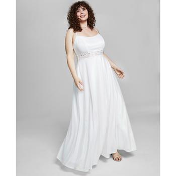 商品City Studios | Trendy Plus Size Metallic Sleeveless Gown,商家Macy's,价格¥461图片