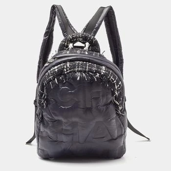 [二手商品] Chanel | Chanel Black Nylon and Tweed Doudoune Backpack 满$3001减$300, $3000以内享9折, 独家减免邮费, 满减