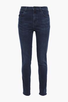 J Brand | High-rise skinny jeans商品图片,3折