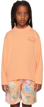 推荐SSENSE Exclusive Kids Orange Long Sleeve T-Shirt商品