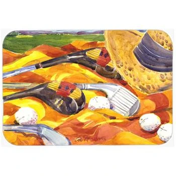 Caroline's Treasures | 6063LCB 15 x 12 Inch Golf Clubs Golfer Glass Cutting Board, Large,商家Verishop,价格¥244