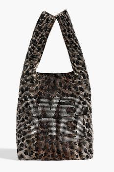 Wangloc mini crystal-embellished leather tote product img
