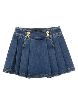 Versace | Versace Kids 'Medusa' Denim Skirt,商家Baltini,价格¥2555