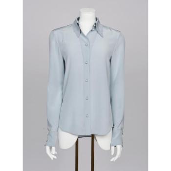 chloe c精选, Chloé | CHLOE' 蓝色女士衬衫 C21WHT06004-466商品图片 独家减免邮费