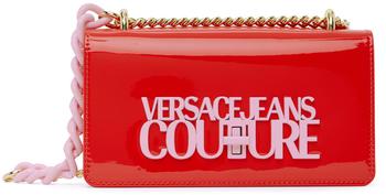 Versace | Red Faux-Leather Bag商品图片,