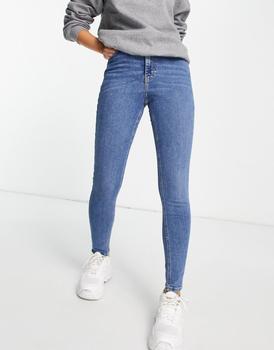 product Topshop Jamie jeans in mid blue image