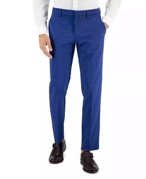 Perry Ellis | Men's Slim-Fit Tonal Check Dress Pants,商家Macy's,价格¥711