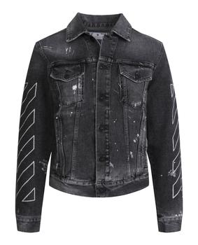 商品Off-White | Off-White Paint Splattered Denim Jacket,商家Maison Beyond,价格¥2547图片